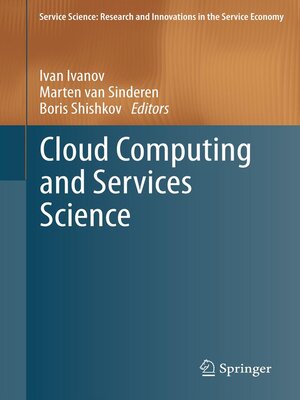 cover image of Cloud Computing and Services Science
